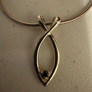 Lenox Sterling Silver Pendant with Chain